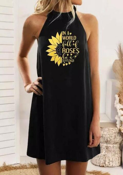 Women's Dress Summer New Product Printed Camisole Mid Length Skirt