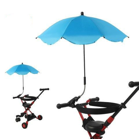 Outdoor Sunshade, Stroller Umbrella, UV Protection, Rain And Sun Dual-purpose Umbrella