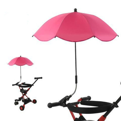 Outdoor Sunshade, Stroller Umbrella, UV Protection, Rain And Sun Dual-purpose Umbrella
