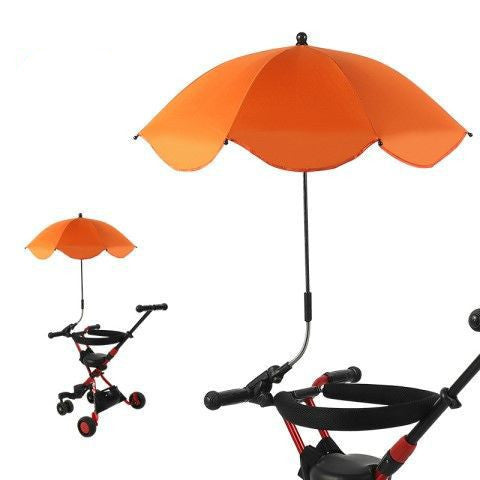 Outdoor Sunshade, Stroller Umbrella, UV Protection, Rain And Sun Dual-purpose Umbrella