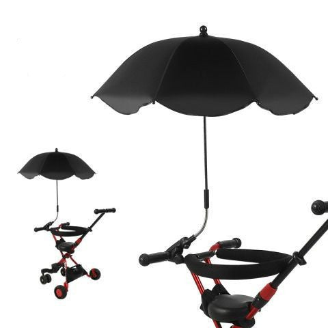 Outdoor Sunshade, Stroller Umbrella, UV Protection, Rain And Sun Dual-purpose Umbrella