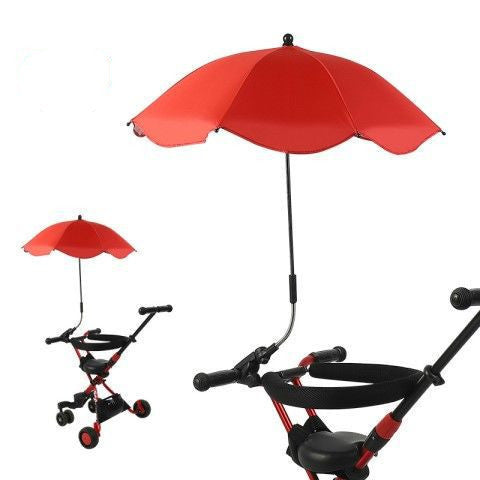Outdoor Sunshade, Stroller Umbrella, UV Protection, Rain And Sun Dual-purpose Umbrella