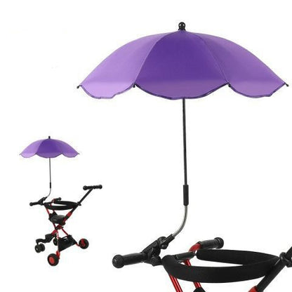 Outdoor Sunshade, Stroller Umbrella, UV Protection, Rain And Sun Dual-purpose Umbrella