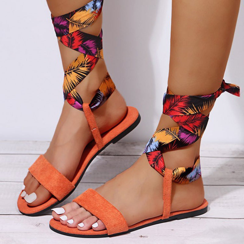 European And Beautiful Women Shoes Roman Beach Sandals - FLIPSTYLEZLLC