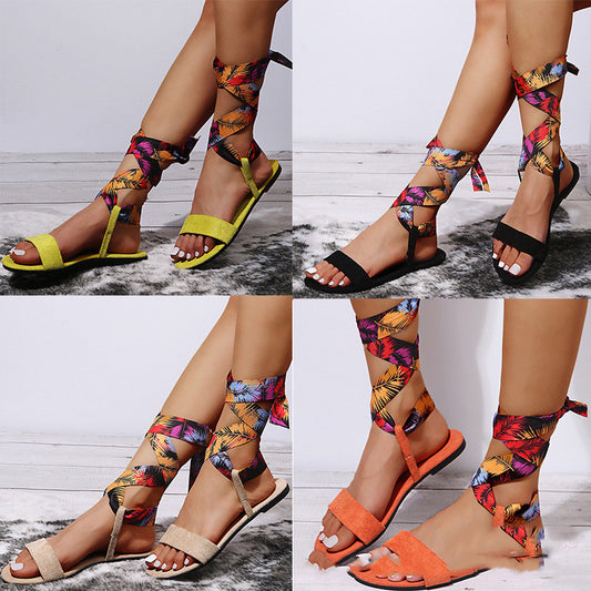 European And Beautiful Women Shoes Roman Beach Sandals - FLIPSTYLEZLLC