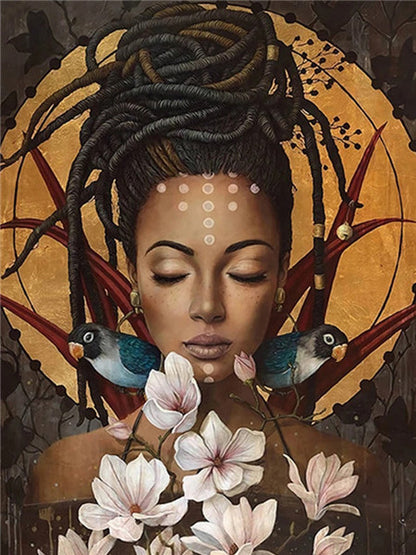 Diamond Painting New Product African Woman Rhinestone Diamond Embroidery