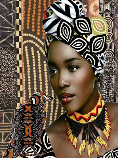 Diamond Painting New Product African Woman Rhinestone Diamond Embroidery