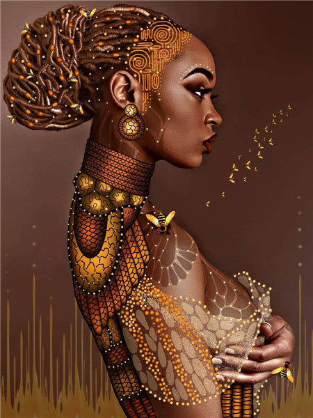 Diamond Painting New Product African Woman Rhinestone Diamond Embroidery