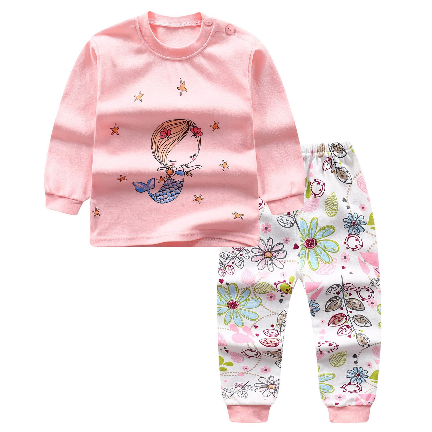 Children's Underwear Set, Two-piece Cotton Set