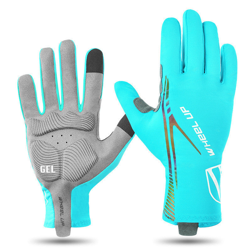 Summer Long Finger Gloves Breathable Cycling Gloves