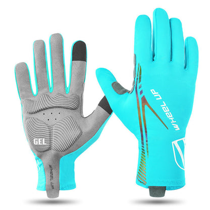 Summer Long Finger Gloves Breathable Cycling Gloves