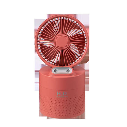 USB Charging Portable Multifunctional Desktop Humidifying Fan