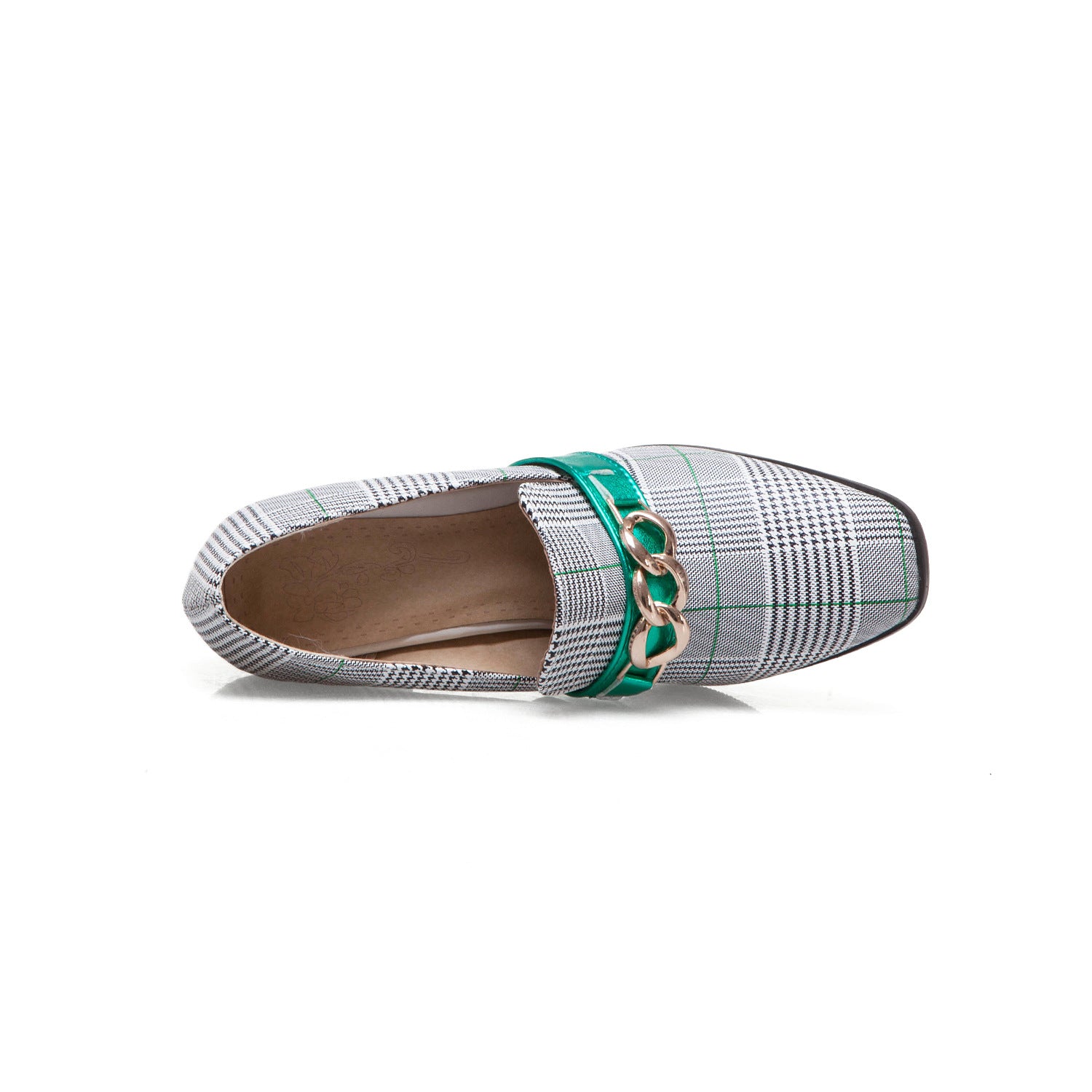 Metal decorative single shoes women - FLIPSTYLEZLLC