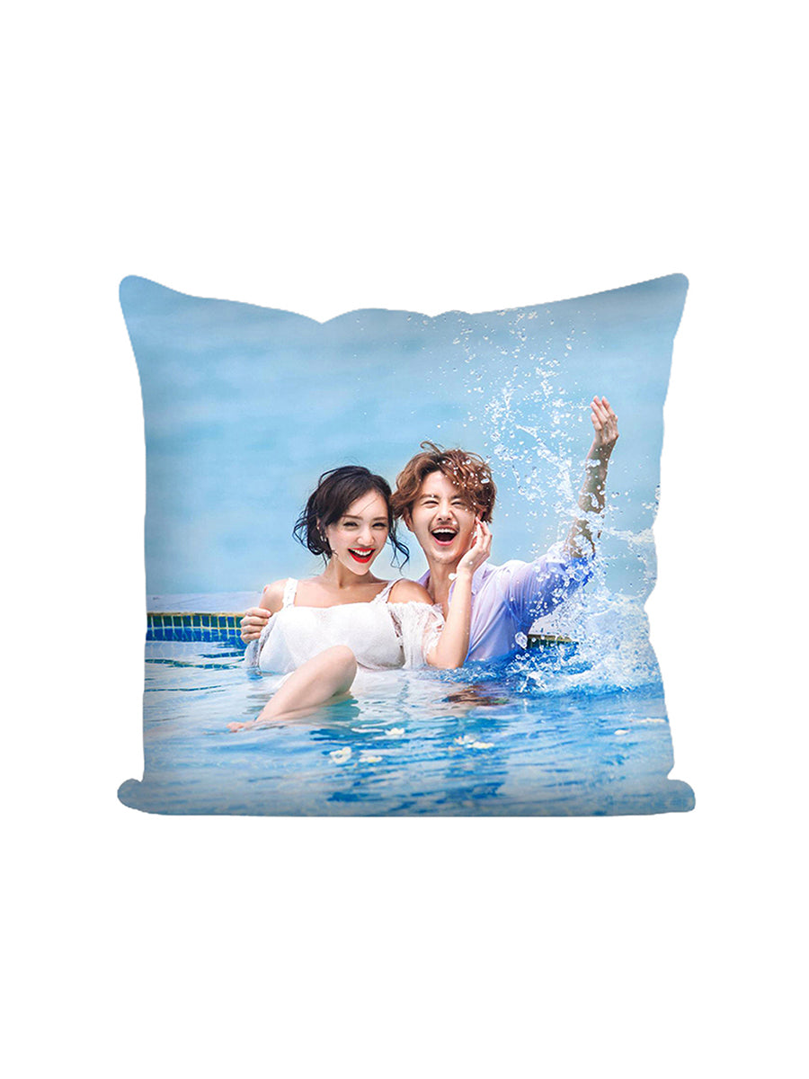 DIY Custom Photo Car Sofa Real-life Double-sided Logo Quilt Dual-use Cushion