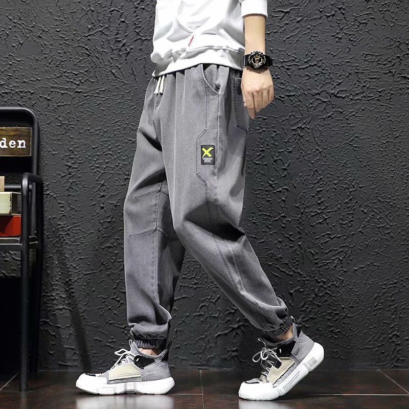 Jeans men's trendy brand loose