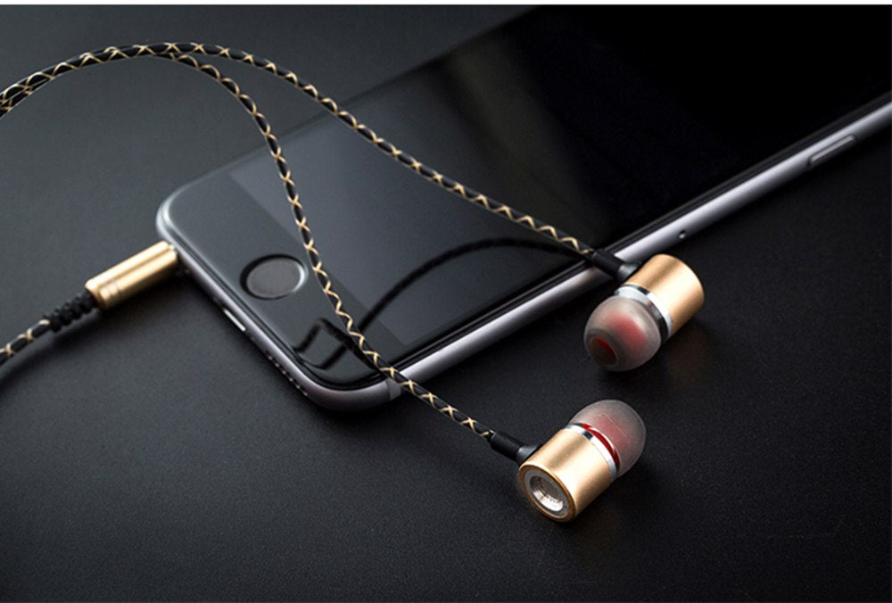 Fanbiya S1 metal headsetIn-Ear Earphones mobile phone earphone general with wheat bass