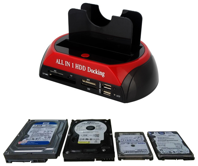 Cradle Multi-Function HDD Block HDD Holder With Card Reader HDD Enclosure