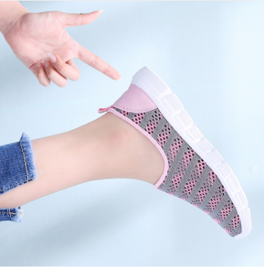 Summer women shoes women Breathable Mesh sneakers shoes ballet flats ladies slip on flats loafers shoes - FLIPSTYLEZLLC
