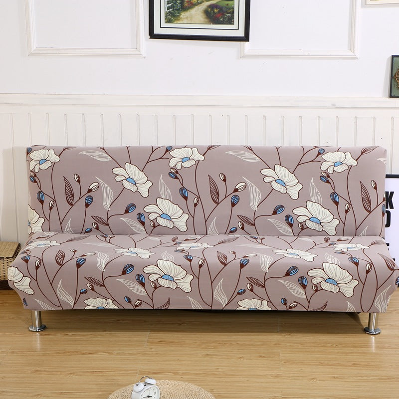 Fully surrounded one-piece sofa cover