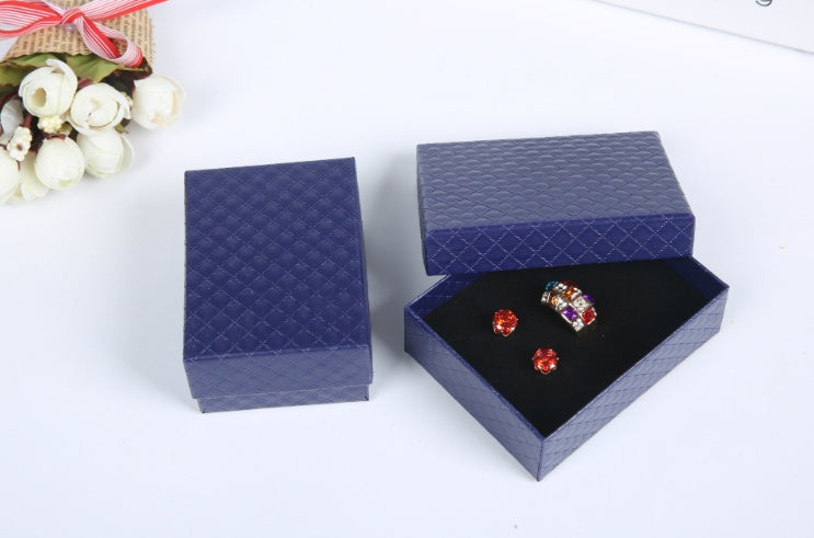 Spot wholesale multicolor ring box jewelry box pendant necklace set box jewelry box earrings small paper box