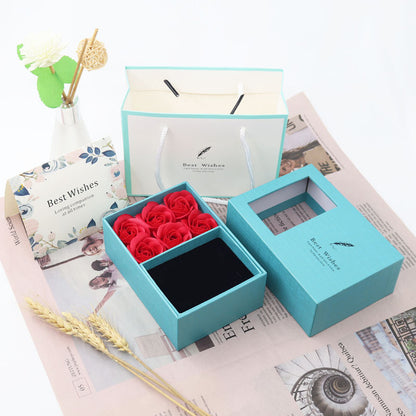 Immortal Rose Necklace Jewelry High Grade Gift Box