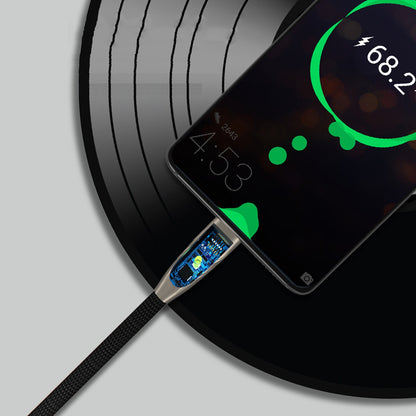 5A Type-C Zinc Alloy Fast Charging Cable for Android, Xiaomi, Huawei - Durable and High-Speed Data Transfer