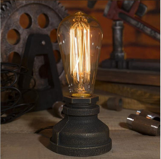 Creative retro dimming table lamp