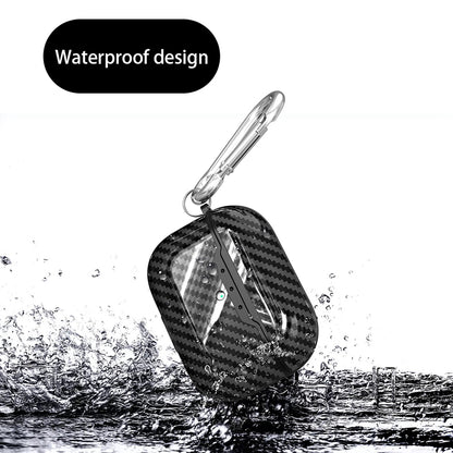 Compatible with Apple, Bluetooth Headset Case Carbon Fiber Pattern Drop