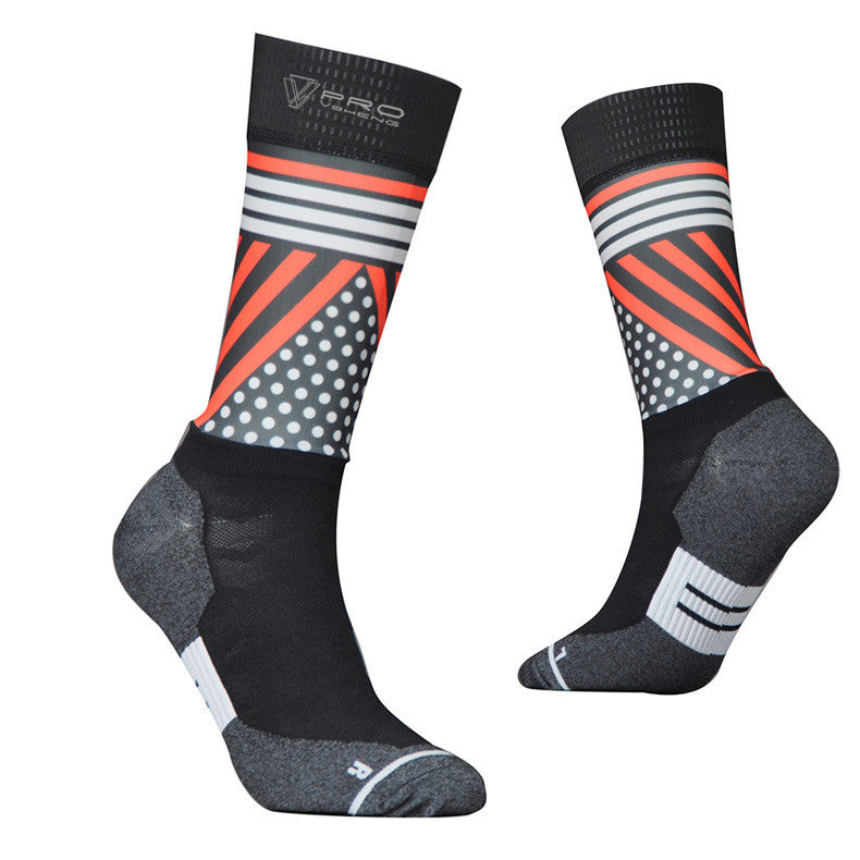 Trendy Cycling Sports Socks Men's and Women's Basketball Socks