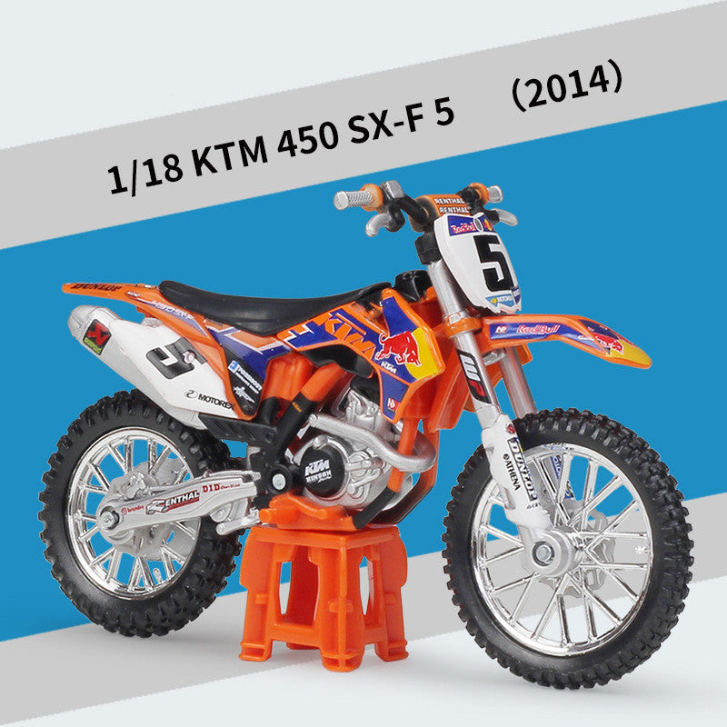 Alloy off-road motorcycle model