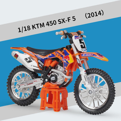 Alloy off-road motorcycle model