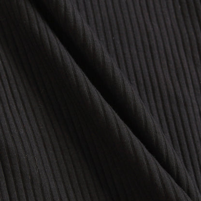 Long Sleeve Knit Lace Collar Top