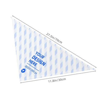 Create Your Own Pet Cat And Dog Decorative Triangle Scarf