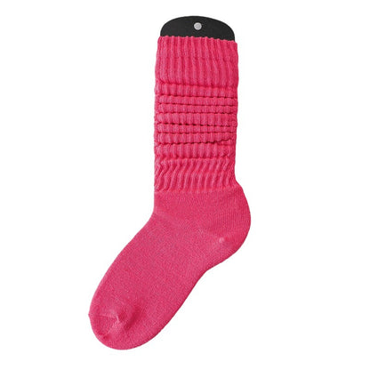 Lazy Bunching Socks European And American Extra Thick Fluffy Loop