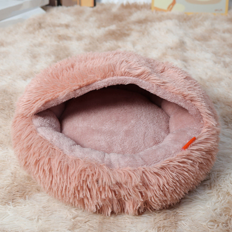 Round Nest Plush Cute Warm Winter