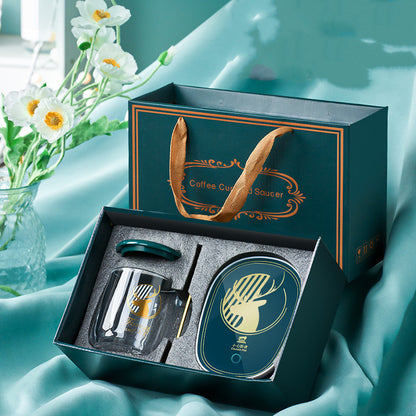 Gift Box 55 Degrees Constant Warmth Warm Cup Reheatable Coaster