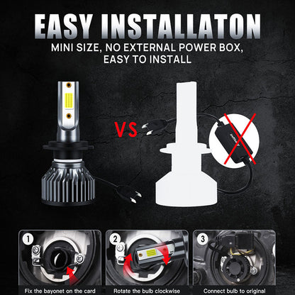 COB Built-in New LED Car Headlights