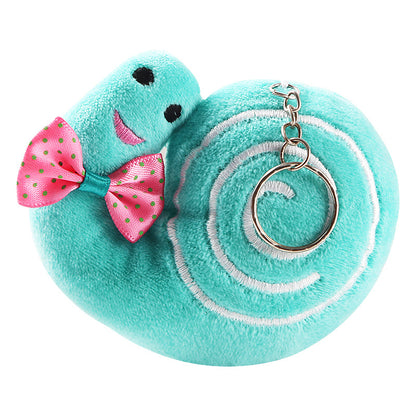 Cartoon cute snail plush pendant