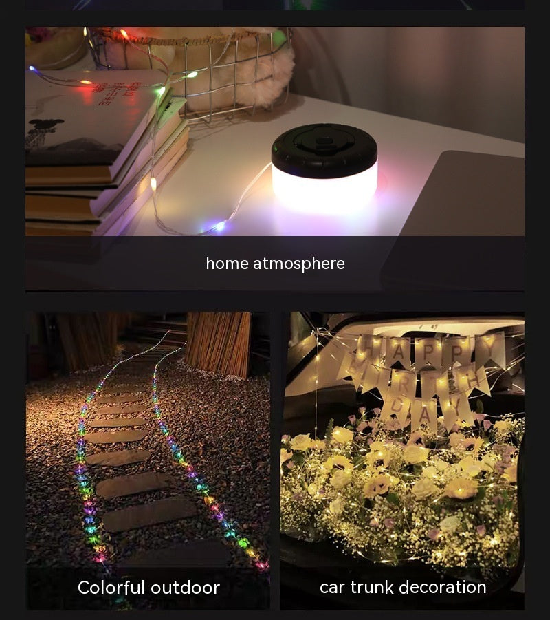 Outdoor LED Rechargeable Flashlight Camping Lantern