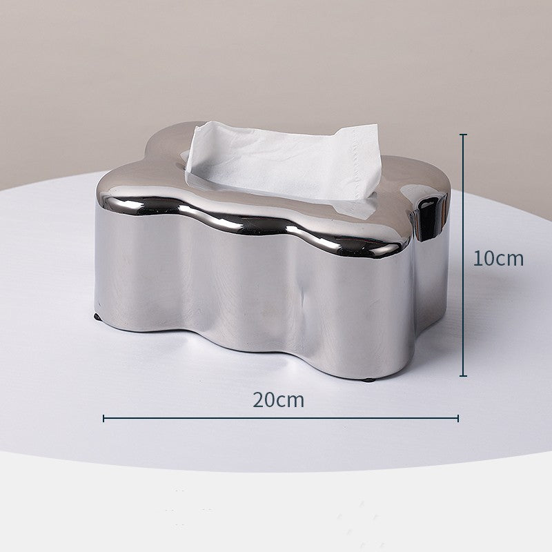 Creative Living Room Table End Table Storage Ceramic Extractor Box