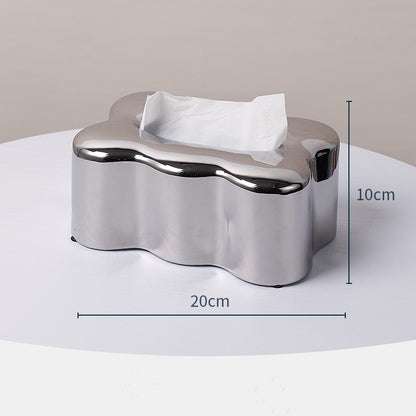 Creative Living Room Table End Table Storage Ceramic Extractor Box