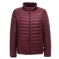 Lightweight Down Jacket Men's Stand Collar Plus Size