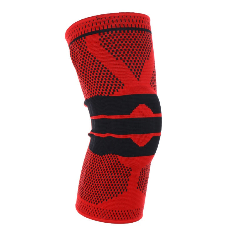 Silicone Spring Knitted Knee Pads Running Basketball Mountaineering
