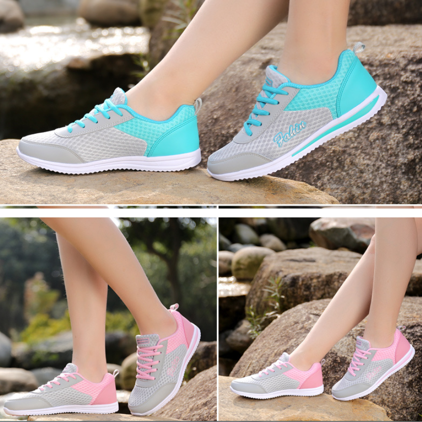 2021 spring summer new big size women's shoes, ladies casual flat sole shoes, sports shoes, fashionable women shoes wholesale - FLIPSTYLEZLLC