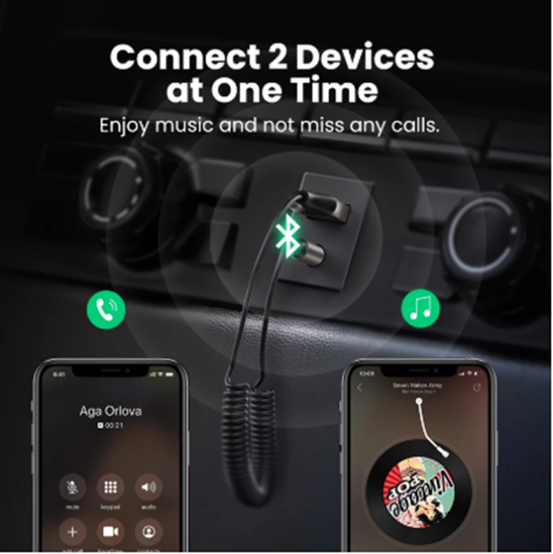Car Bluetooth Receiver Aux High-quality Audio for Cars
