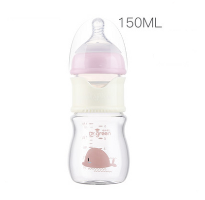 Wide caliber fast flushing bottle