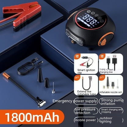 Automobile Emergency Start Power Source Air  All-in-one Machine 12V
