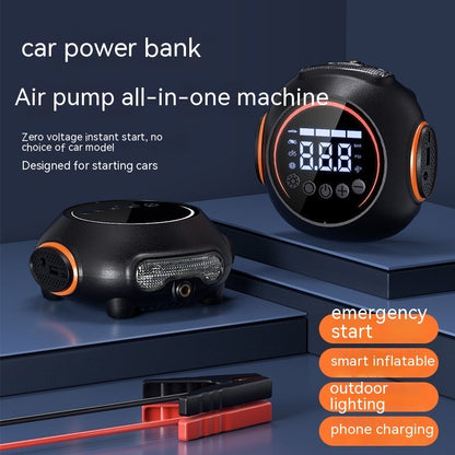 Automobile Emergency Start Power Source Air  All-in-one Machine 12V