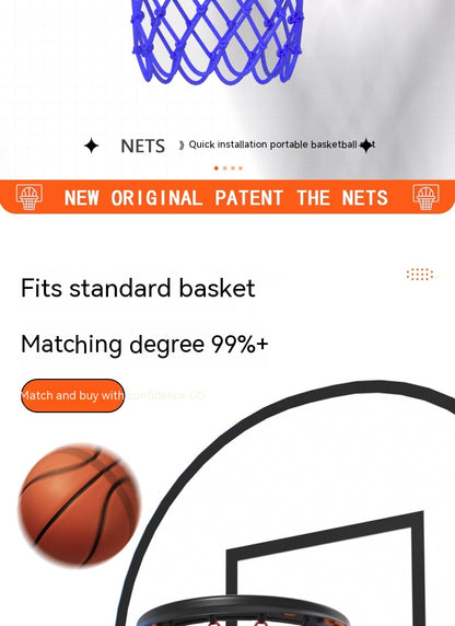 Portable Basketball Net Frame Indoor And Outdoor Removable Professional