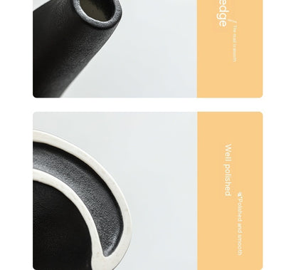 Nordic Creative Ceramic Double Vase Living Room Decoration Dried Flower